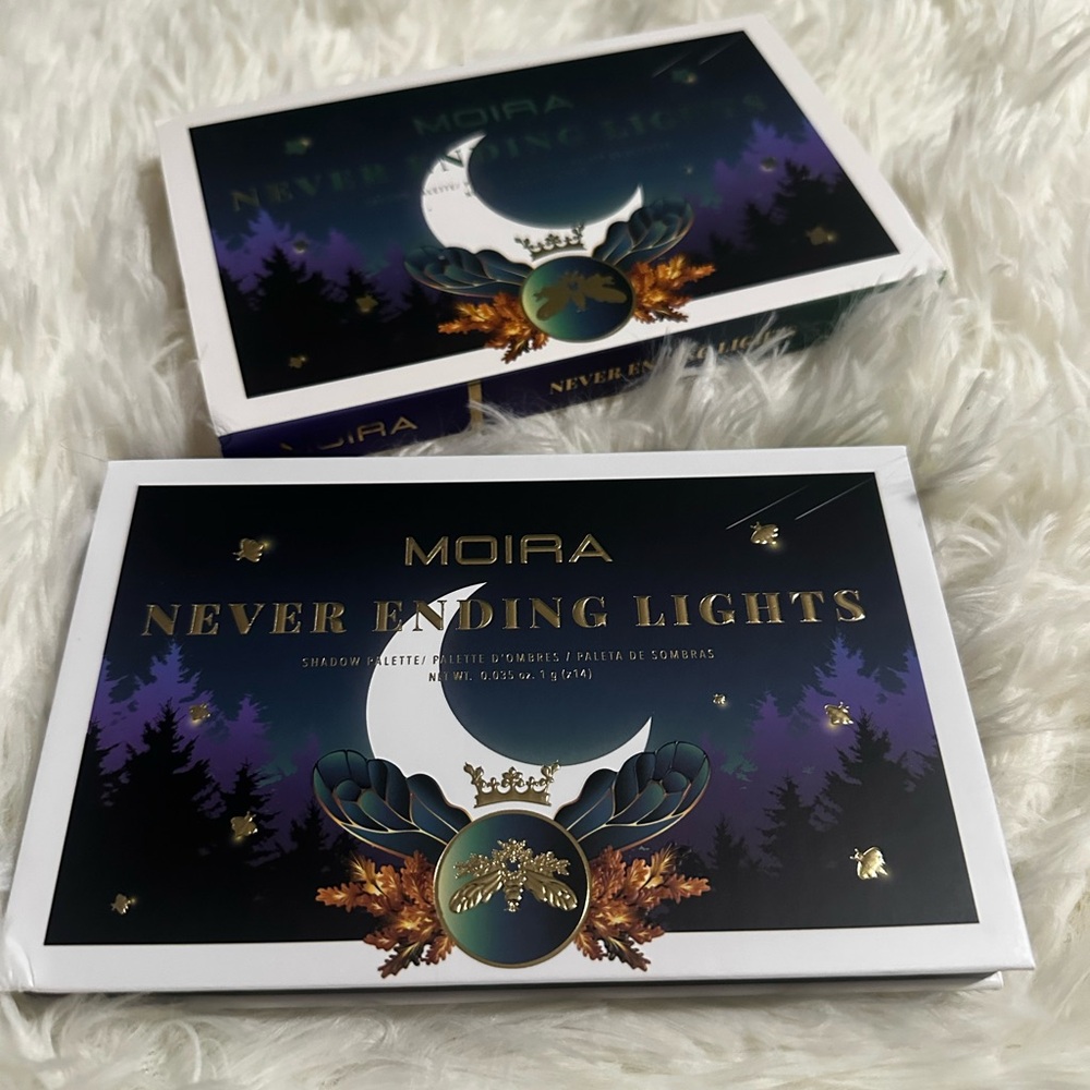 MOIRA “NEVER ENDING LIGHTS” EYESHADOW PALETTE - BRAND NEW in the sleeve! - Picture 2 of 13
